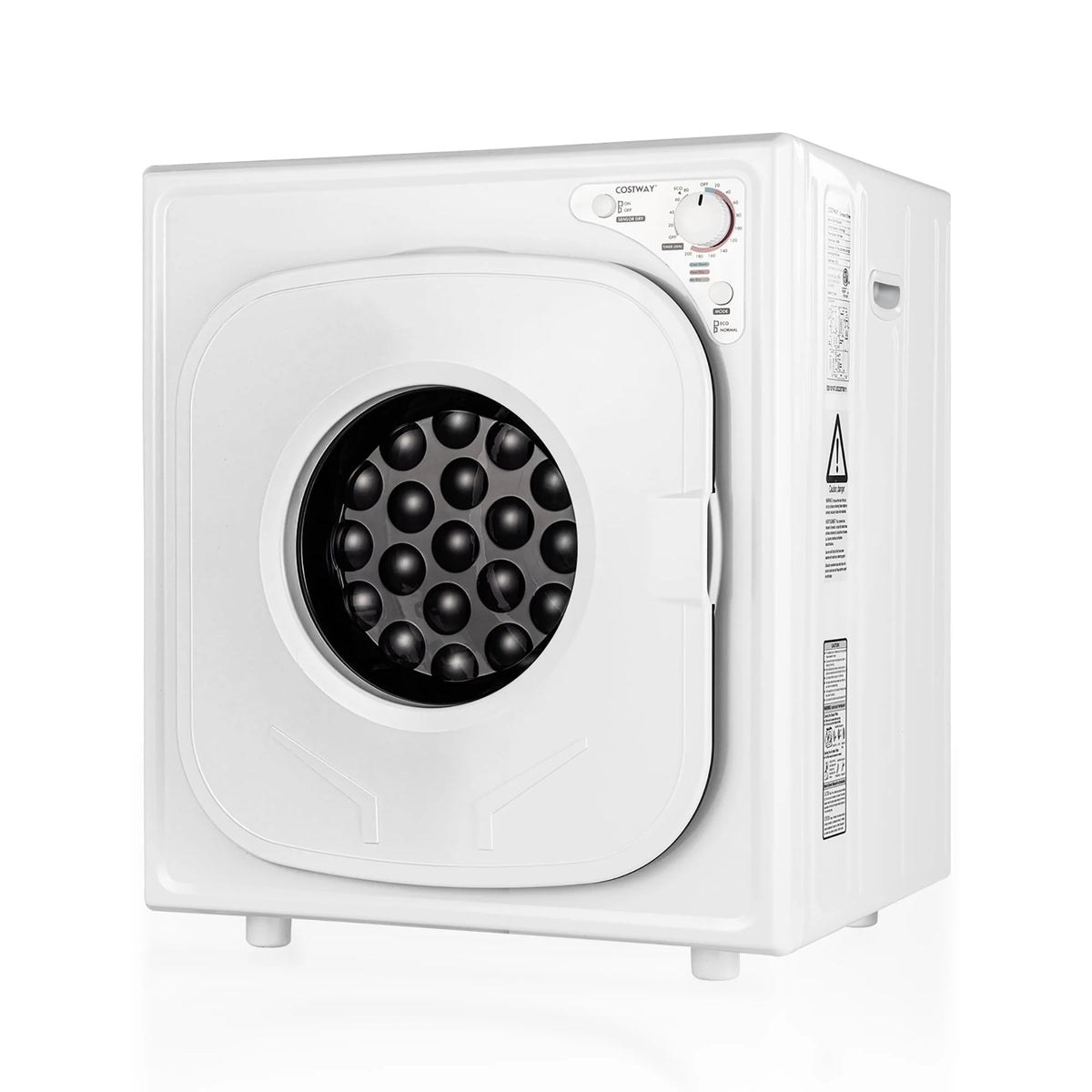 1500W Compact Electric Laundry Dryer Stainless Steel 13.2 lbs L821510