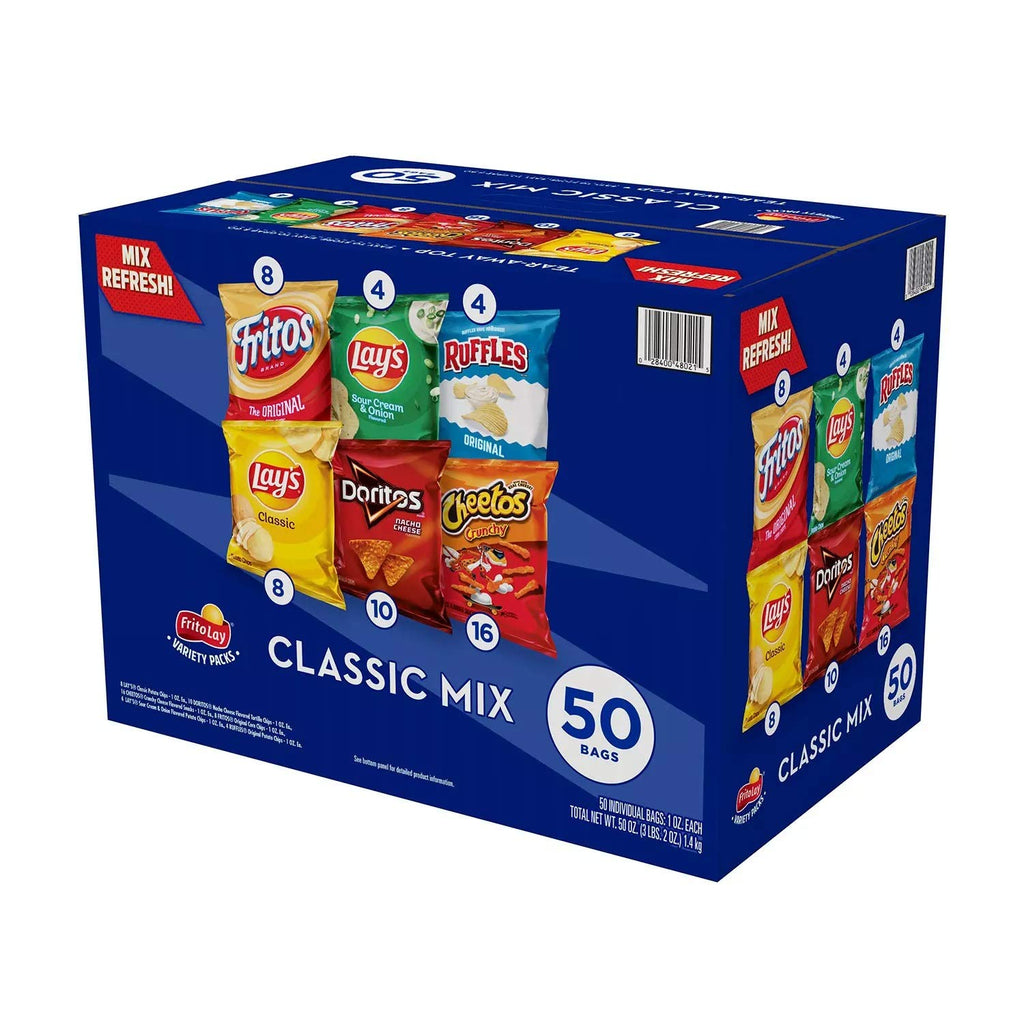 Classic Mix Variety Chips, 50ct. W995
