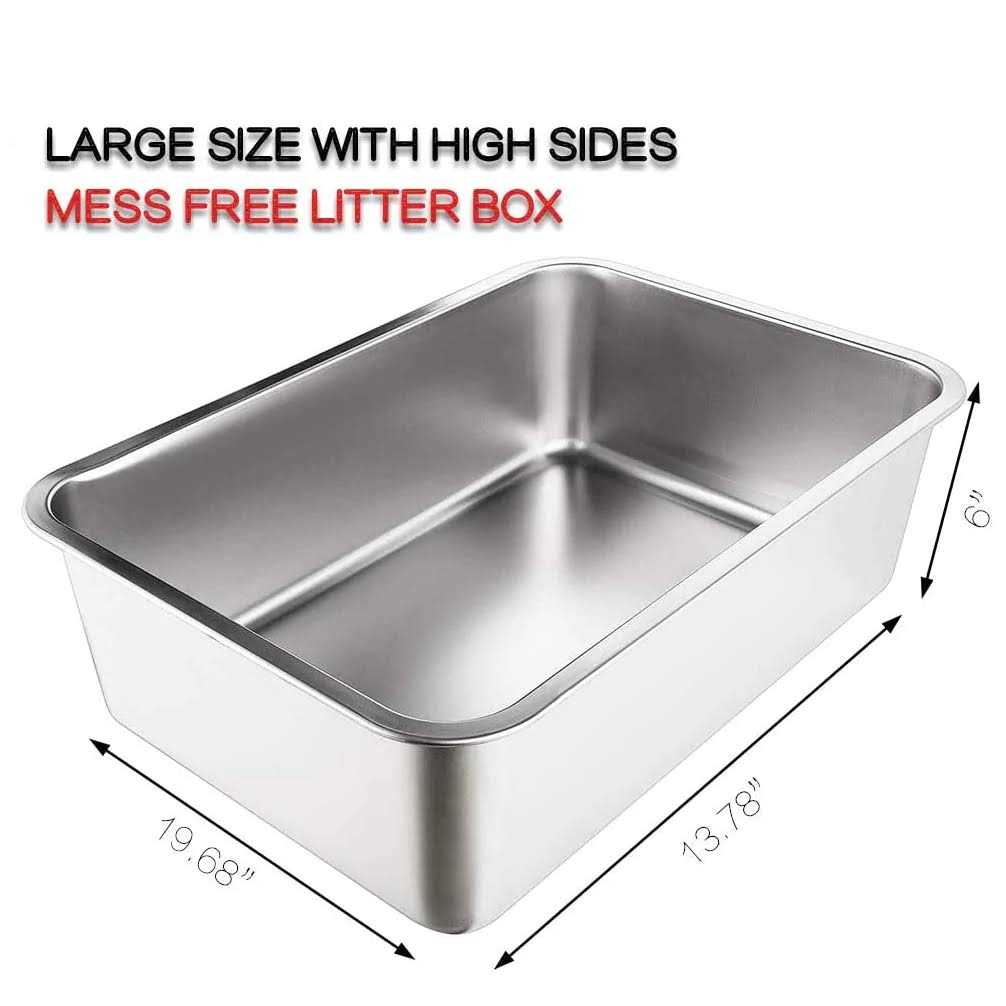 Stainless Steel Cat and Rabbit Litter Box Z330821