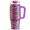 32 oz Insulated Stainless Steel Tumbler with Handle and Lid H48599