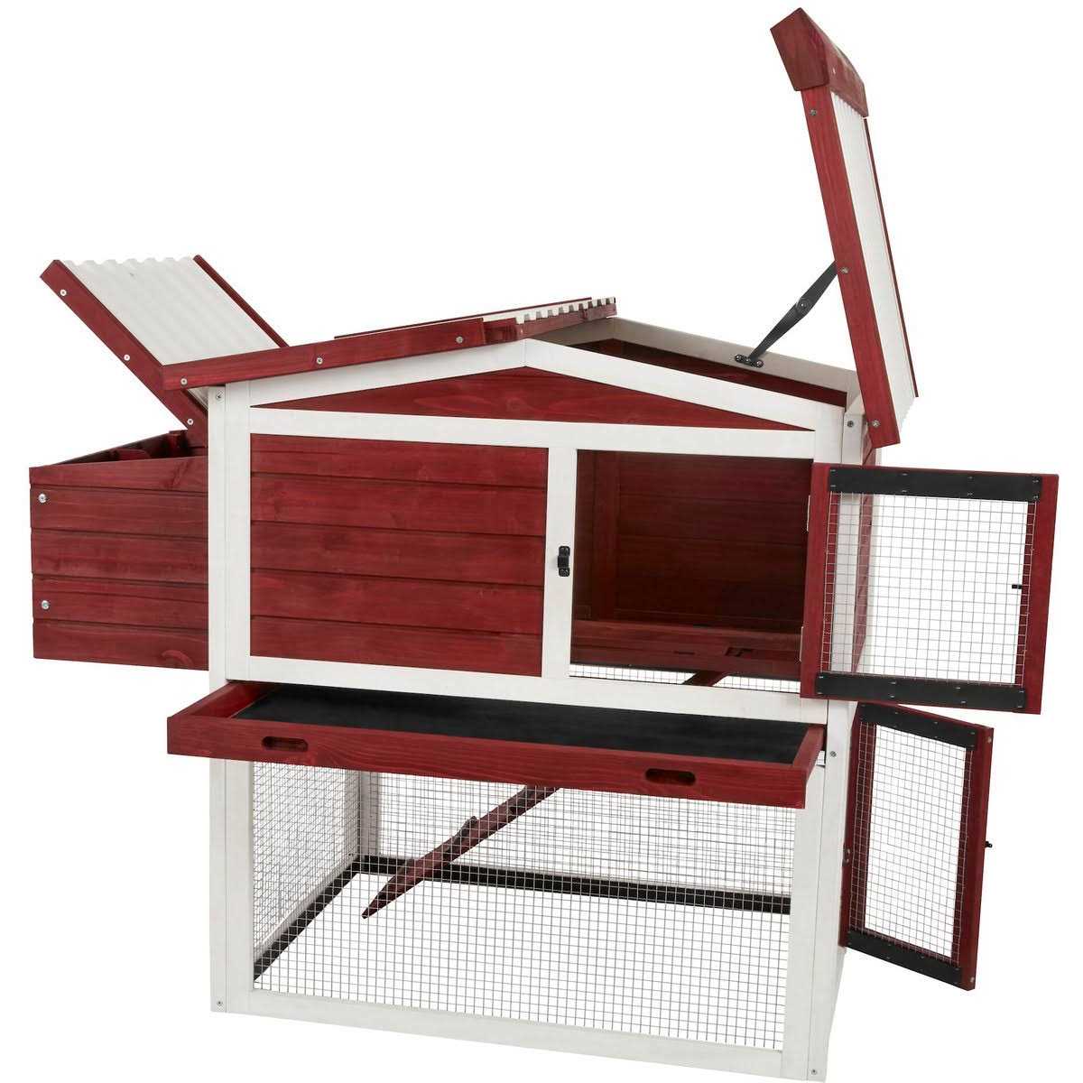 Wooden Outdoor Chicken Coop H71529