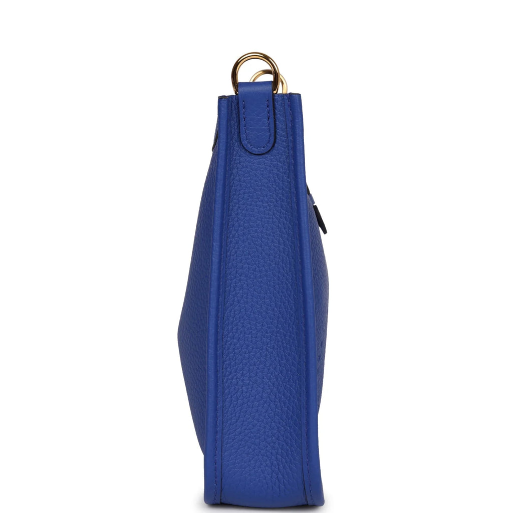 Bleu Royal Clemence Leather Bag I4033