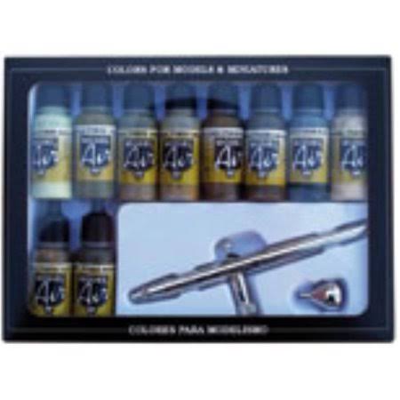Model Air Camo Colors Airbrush Set B417