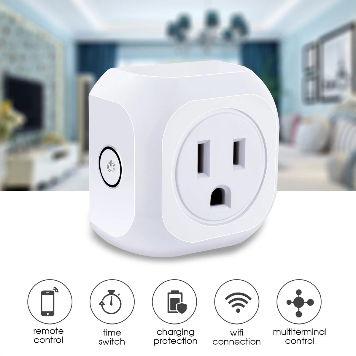 Smart Plug 3 Pack Wifi Mini Outlets Smart Socket G8321