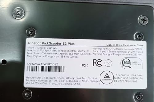 Electric KickScooter with 8.1" Shock-Absorbing Tires C8466