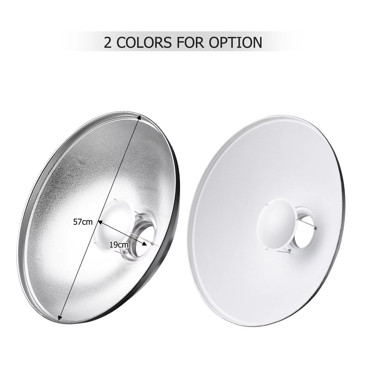 22 Inch Beauty Dish Reflector Diffuser with Honeycomb for Bowens Mount D3025