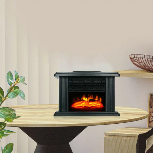 1000W Mini Electric Fireplace Stove Heater H74410