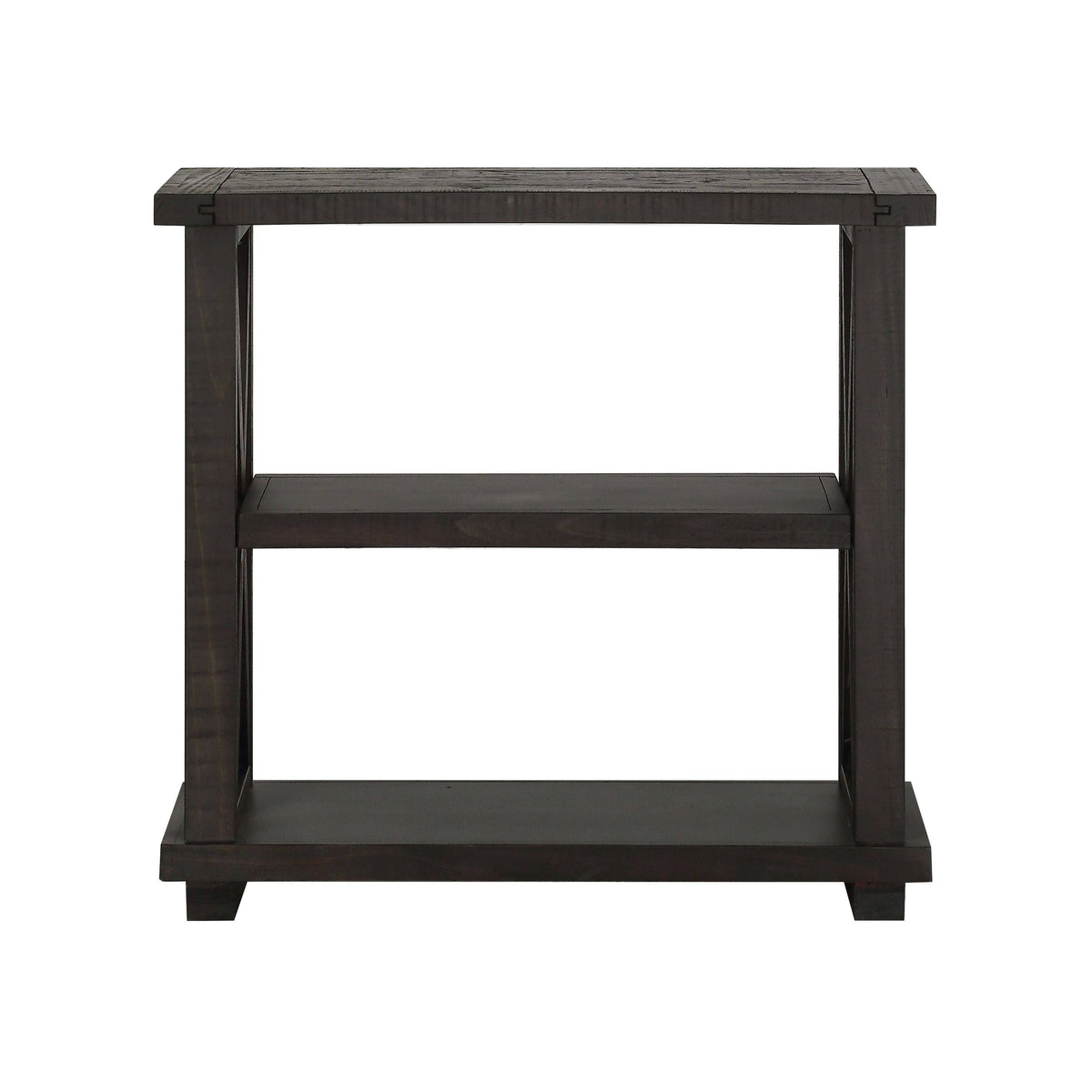 3 Shelf Solid Wood Bookshelf W96173