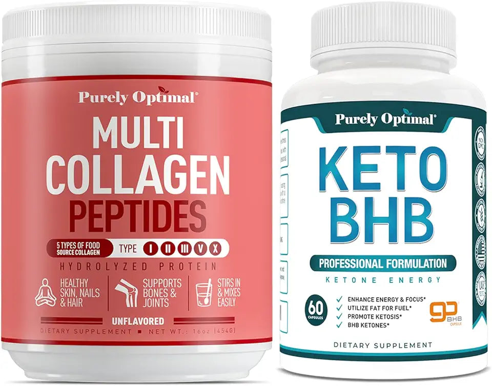 Multi Collagen Powder + Keto Diet Pills X66151
