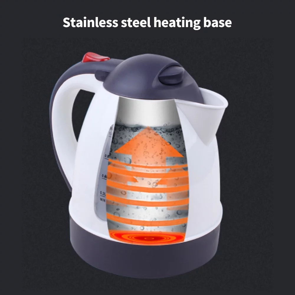 1000mL 24V 250W Portable Electric Kettle White R981