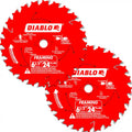 6-1/2in. 24-Teeth Framing Circular Saw Blade for Wood A88116