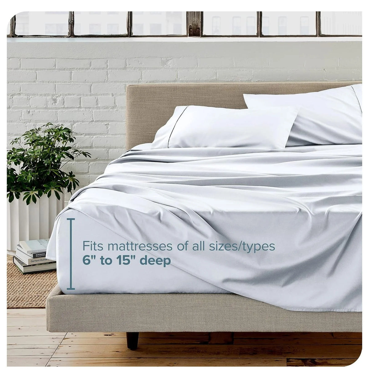 Queen 4 Piece Microfiber Bed Sheet Set with Pillowcases Q820167