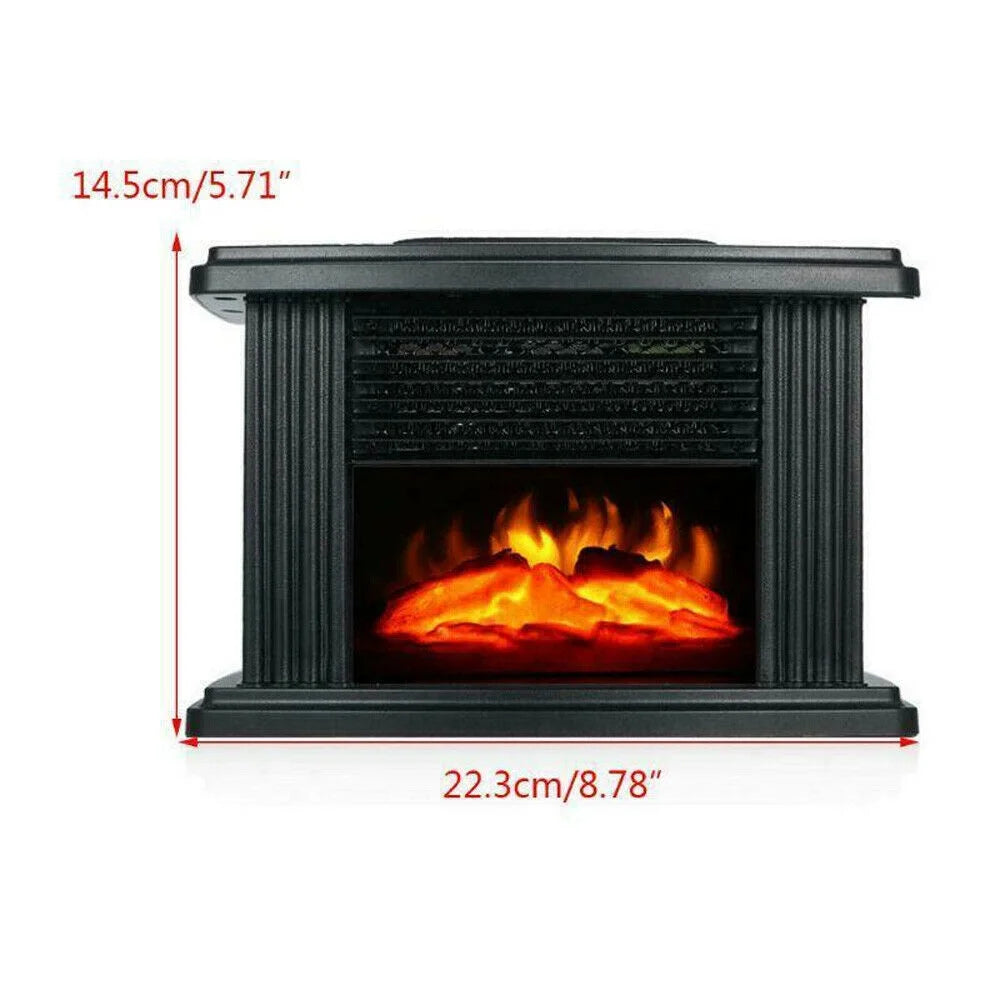 1000W Mini Electric Fireplace Stove Heater H74410