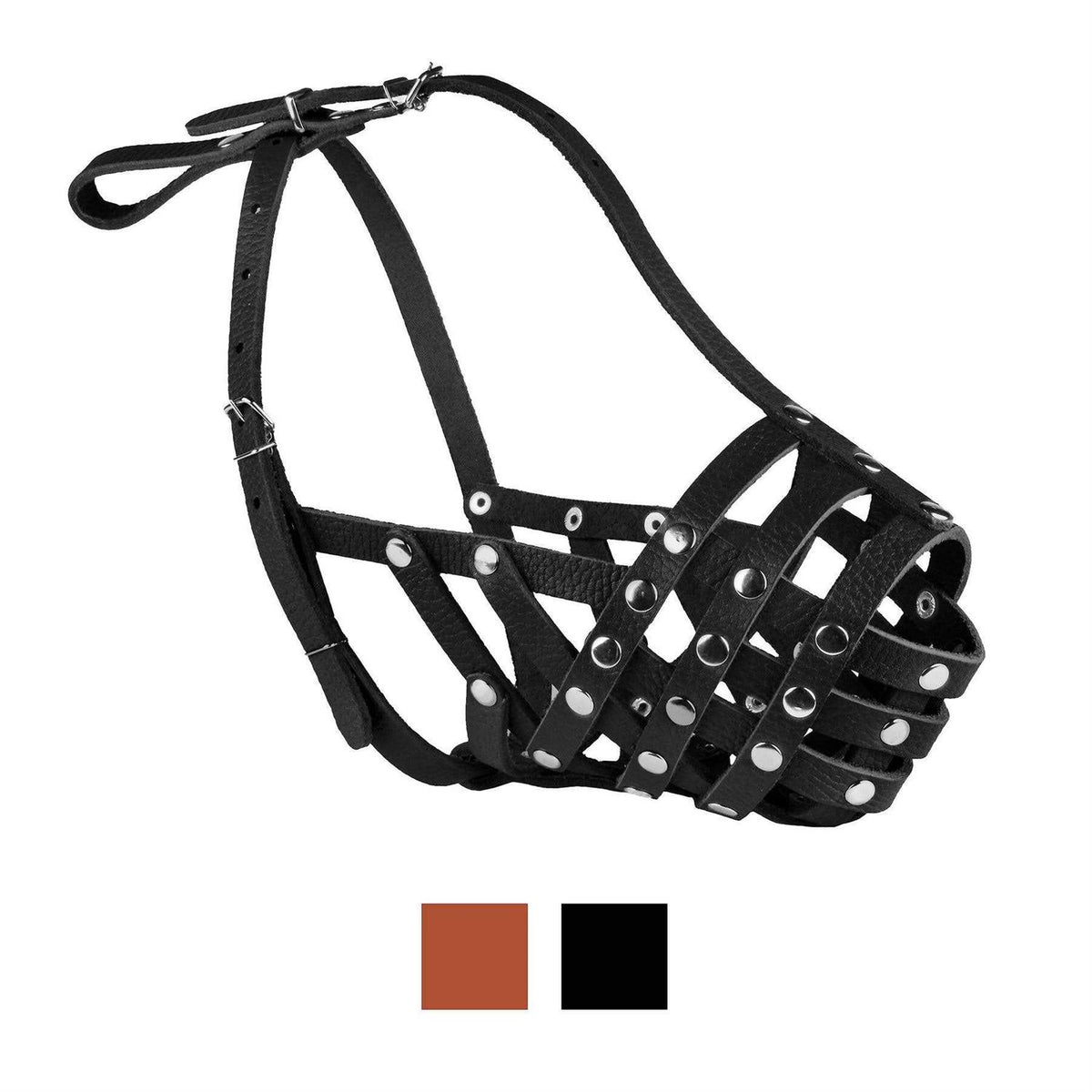 Dog Muzzle Genuine Leather H888549