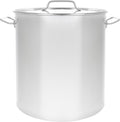 50 QT Polished Stainless Steel Stock Pot C5025