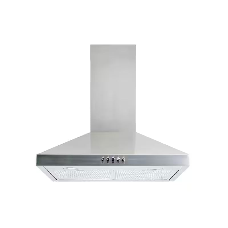 30 in. 350CFM Convertible Pyramid Wall Mount Range Hood in Stainless Steel Q41853