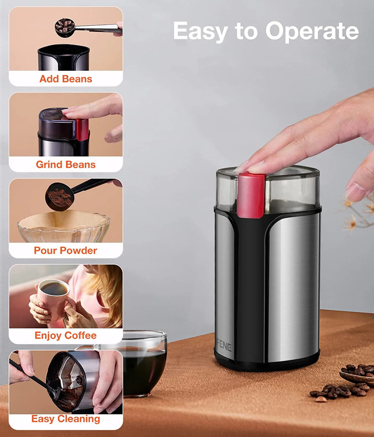 3 in 1 Single Serve Coffee Maker with 50 Oz Water Reservoir F383