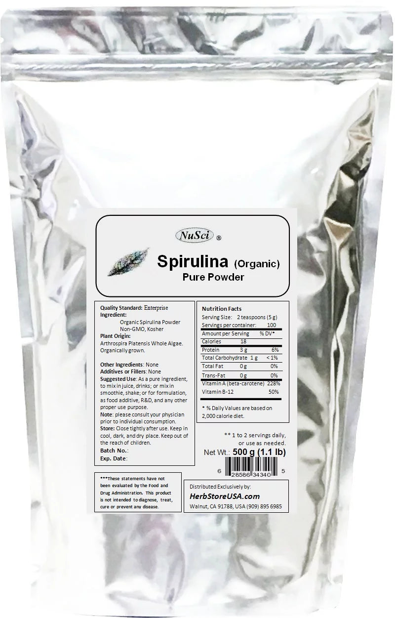 500g (1.1 LB) Spirulina Powder Y9007