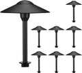 Black Cast-Aluminum Outdoor Path Light 8PK N780