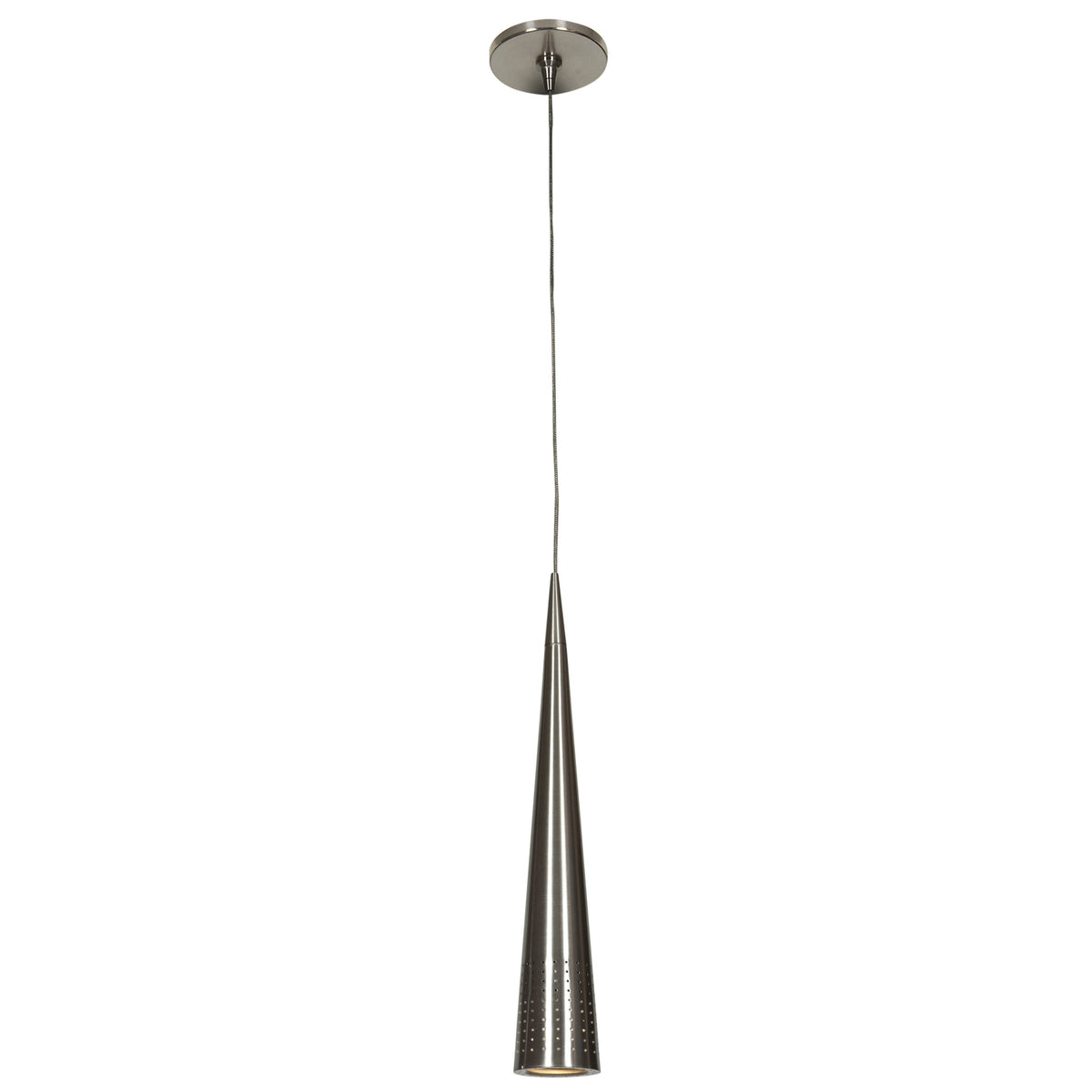 Brushed Steel Pendant Light R3053