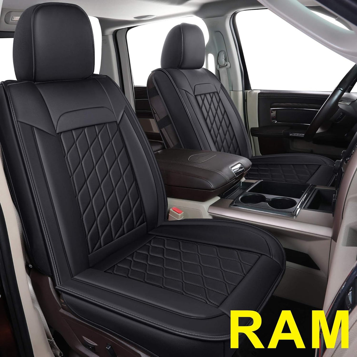 Ram Seat Covers Full Set with Faux Leather E631022