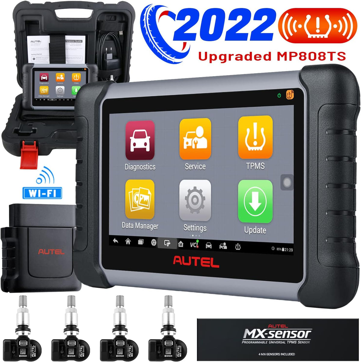 2022 Newest Car Diagnostic Scan Tool with Advanced Bi-Directional Control, All Systems Diagnosis, 30+ Service H15296