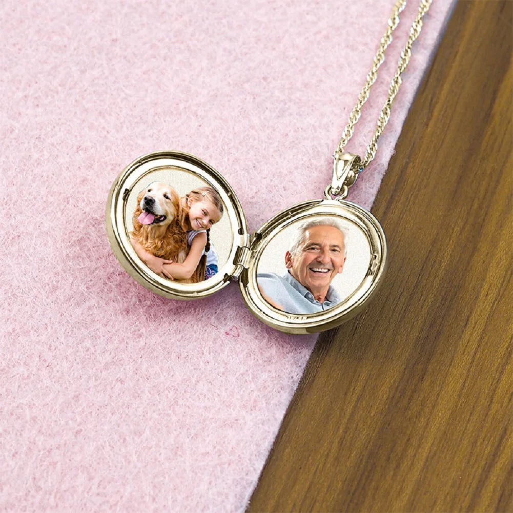 14K Yellow Gold Filled Round Locket Necklace Z864677