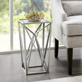 Silver End Table O873