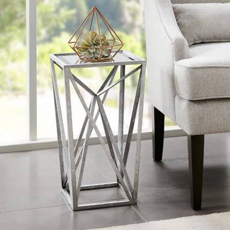 Silver End Table O873