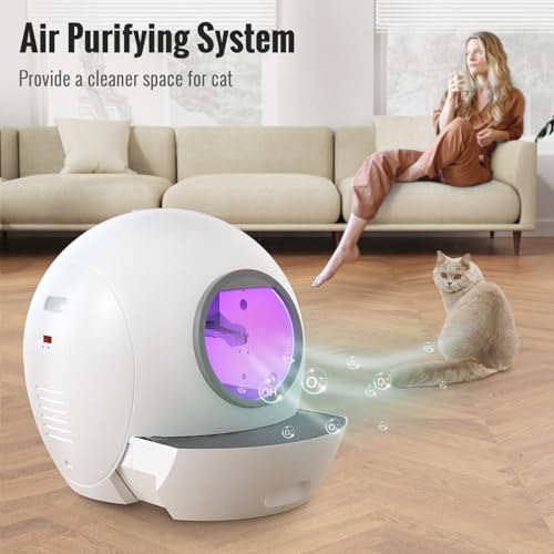 60L Automatic Self Cleaning Cat Litter Box I749