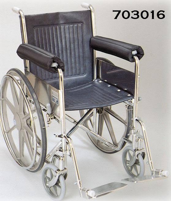 Wheelchair Foam Padded Nylon Extended Half Armrest Pads D685