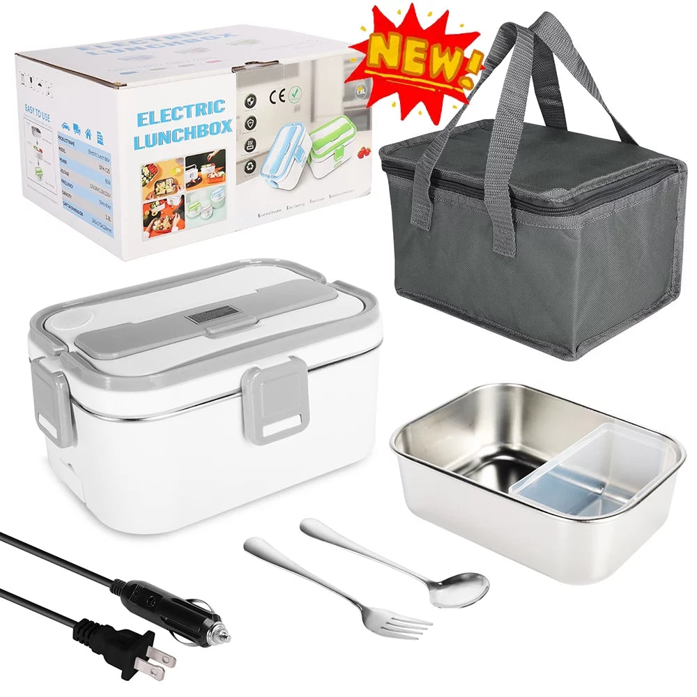 Leak Proof 1.8L Electric Heating Lunch Box with Carry Bag U335237