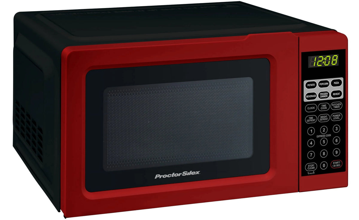 Red Digital Microwave Oven V8838