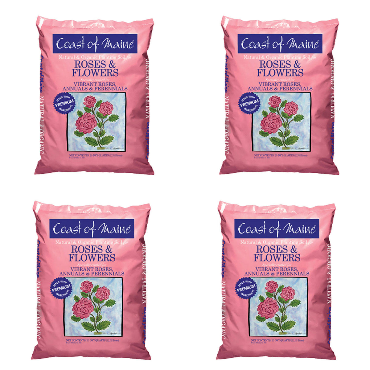 20 Quart Bag (4 Pack) Organic Potting Soil V23888