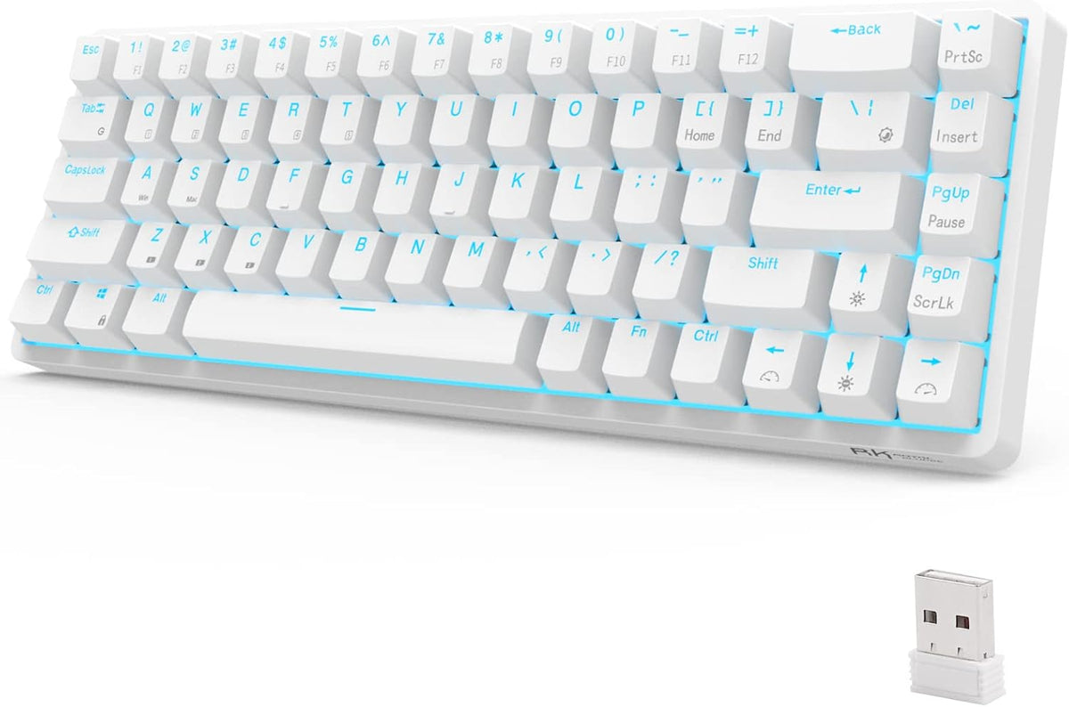 65% Mechanical Keyboard 68 Keys Hot Swappable Red Switch G17565