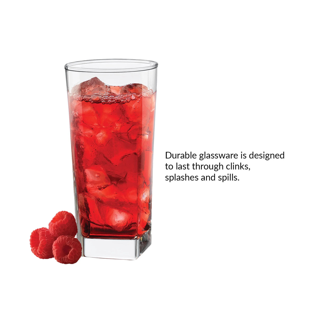 Drinking Glasses, 14.4 oz, Set of 8 T15092