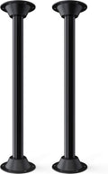 Black Surface Mount Table Leg System Two Pack N457042