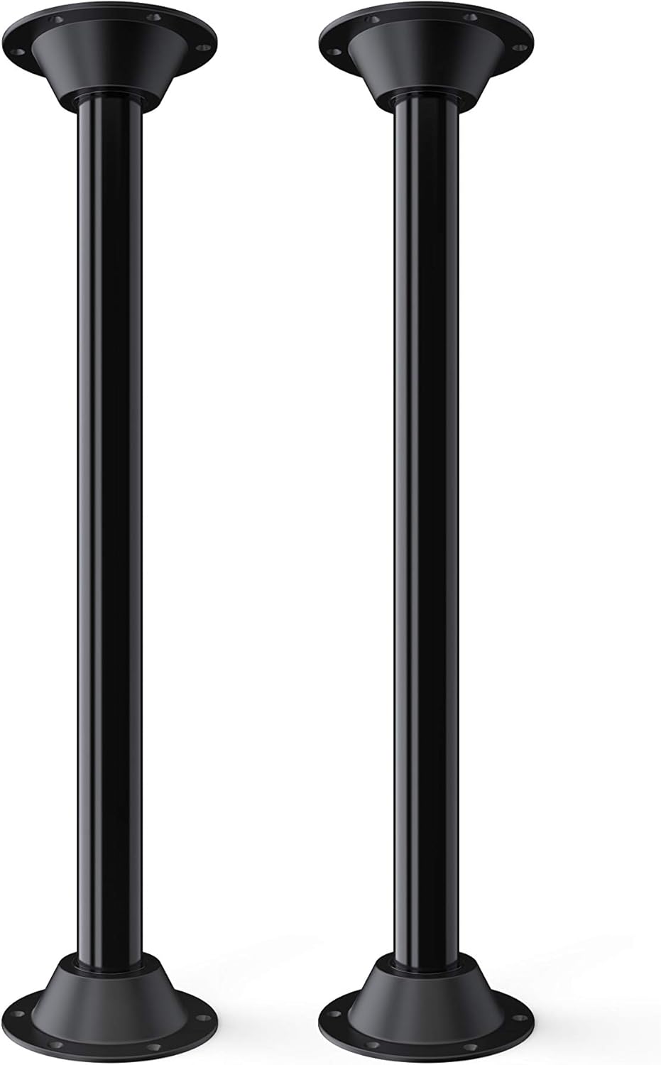 Black Surface Mount Table Leg System Two Pack N457042