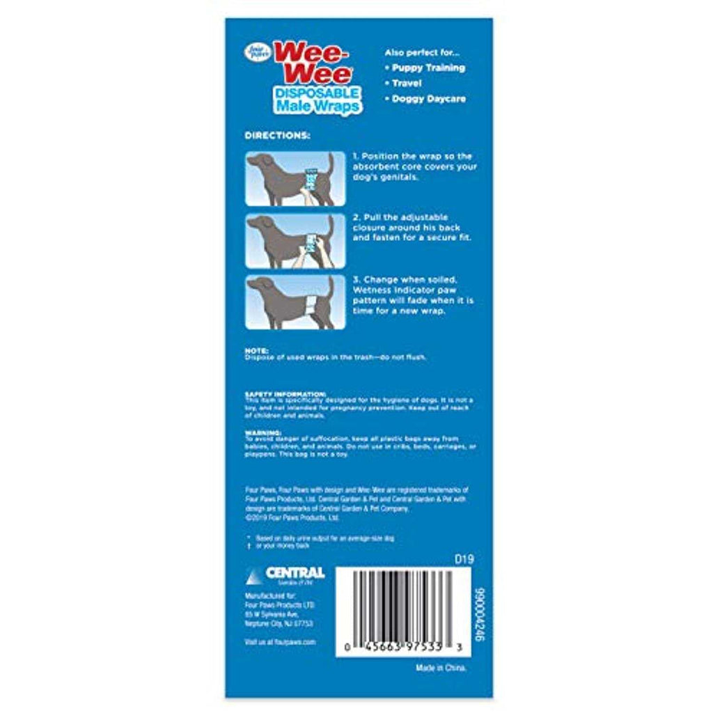 Disposable Male Dog Wraps S92378