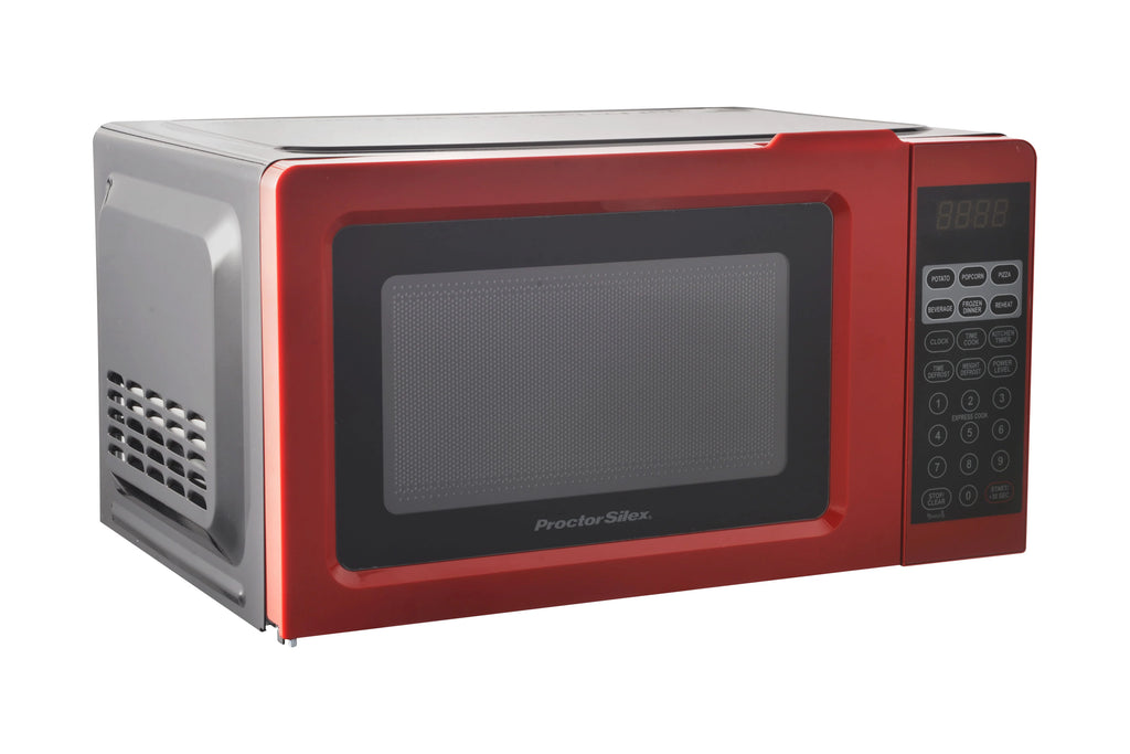 Red Digital Microwave Oven V8838