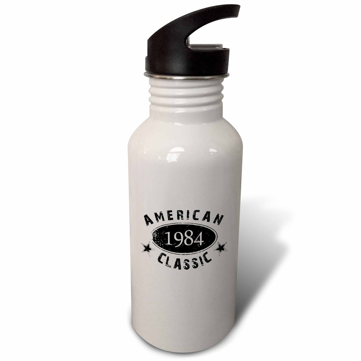 21 oz Black Sports Water Bottle E97703