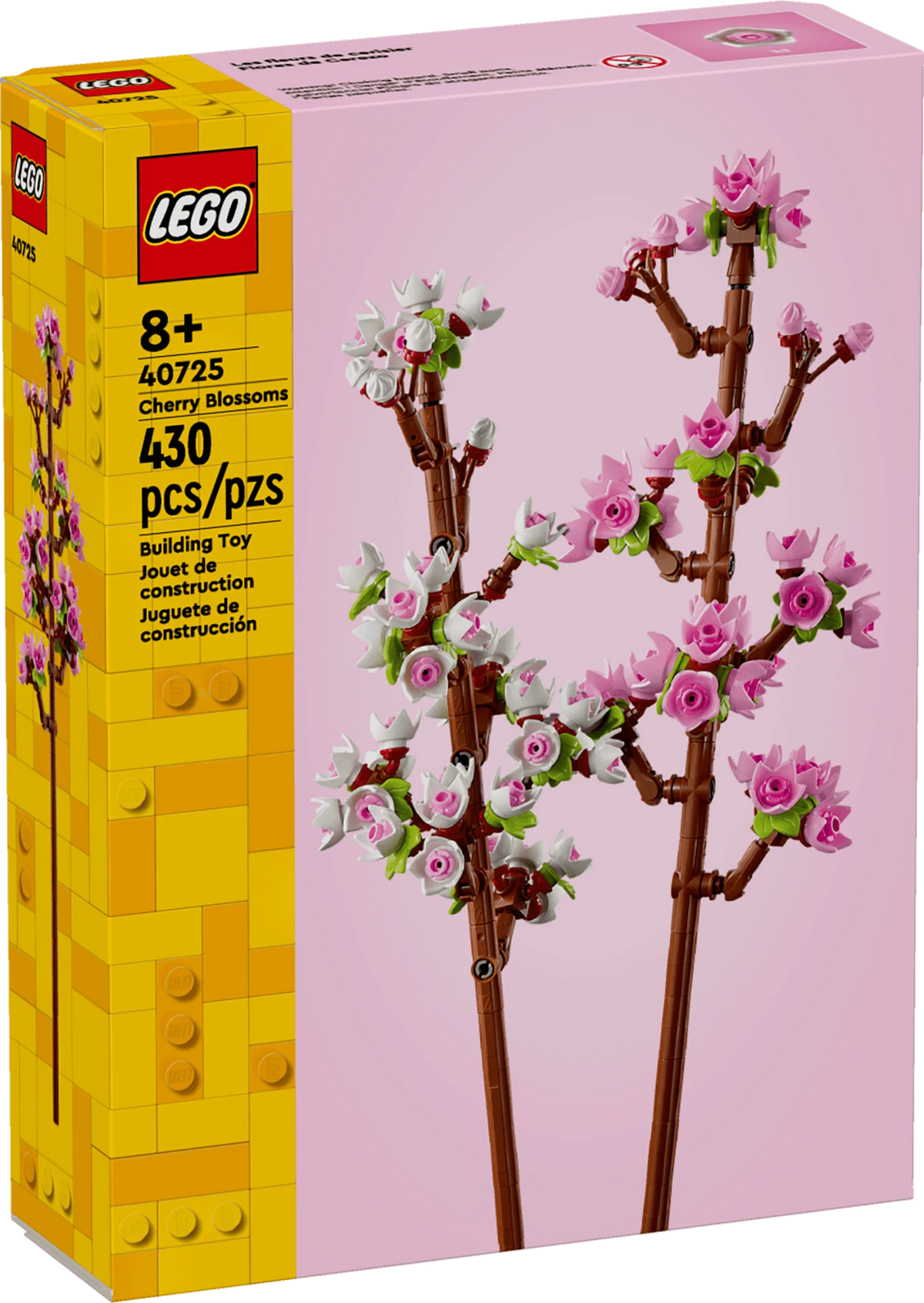 White and Pink Cherry Blossom Building Set O279705
