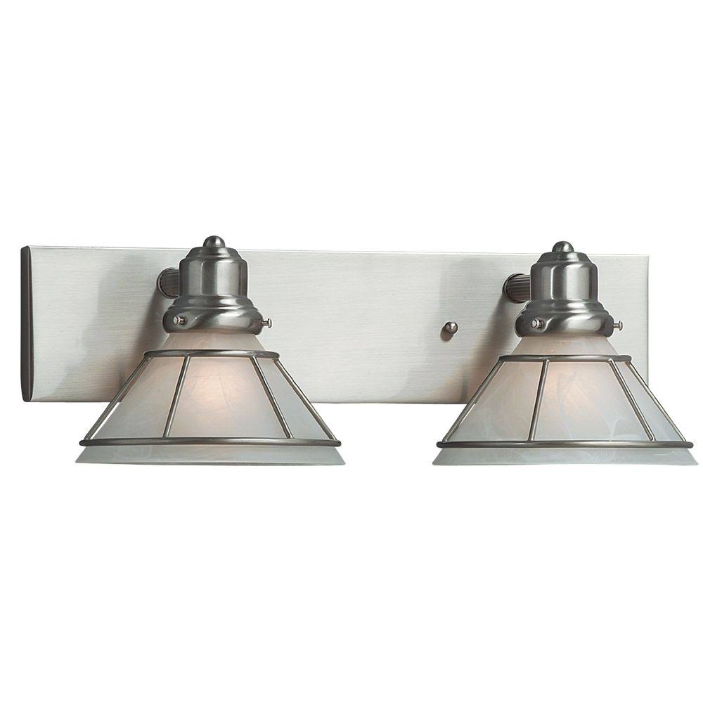 2 Light Bath Satin Nickel I8285