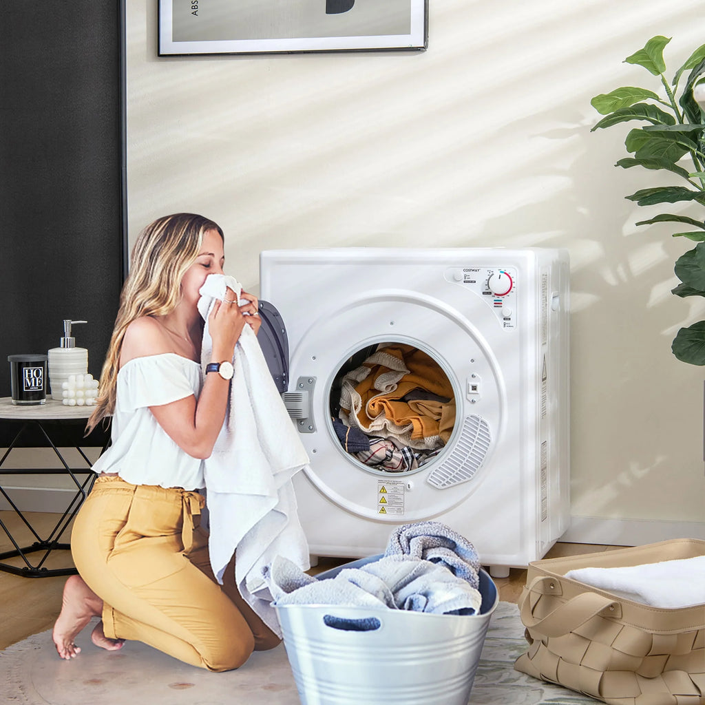 1500W Compact Electric Laundry Dryer Stainless Steel 13.2 lbs L821510