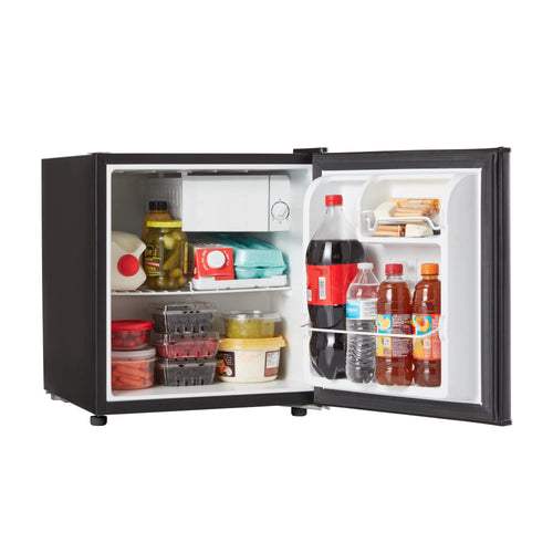 1.7 Cu ft Black Single Door Mini Fridge L30934