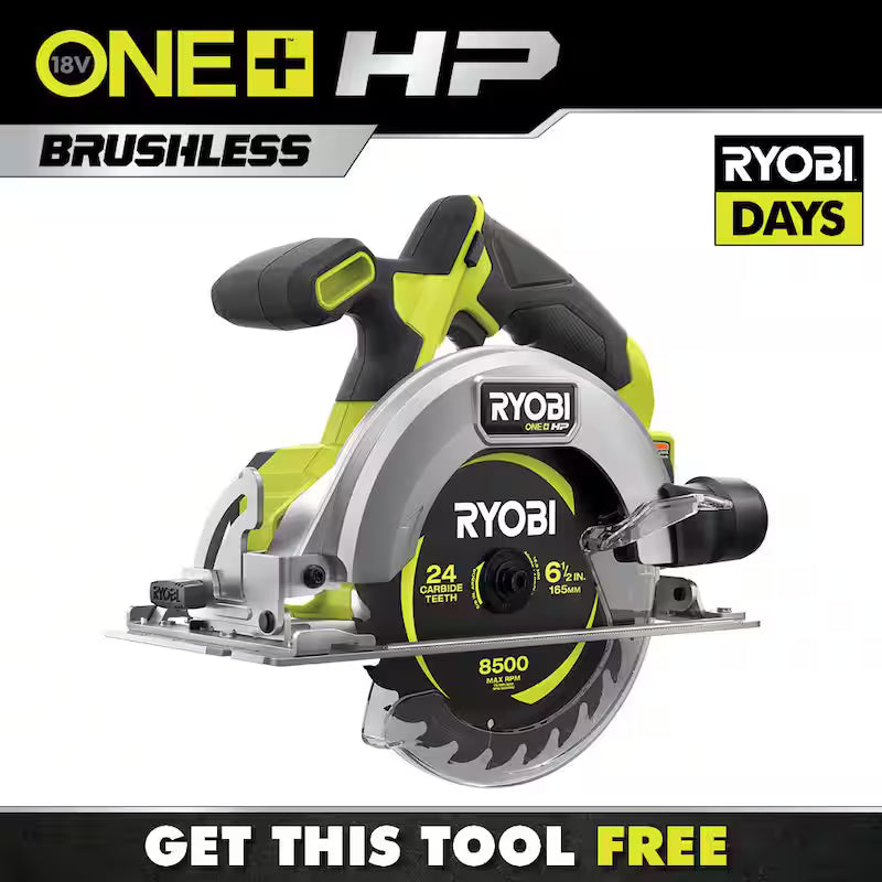 18V Brushless Cordless Compact 6-1/2 in. Circular Saw V1839