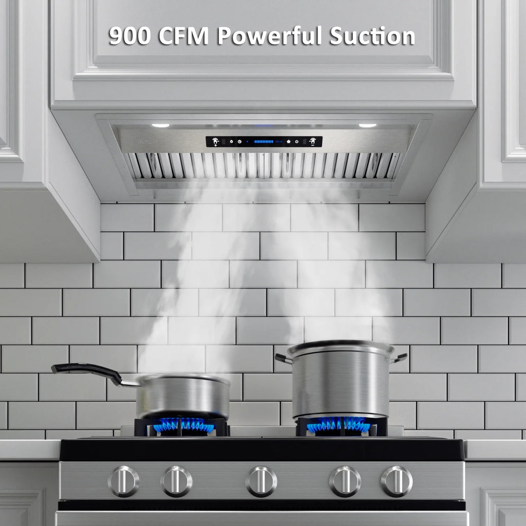 36 inch Stainless Steel Range Hood with 2 Pcs Baffle Filters S542128
