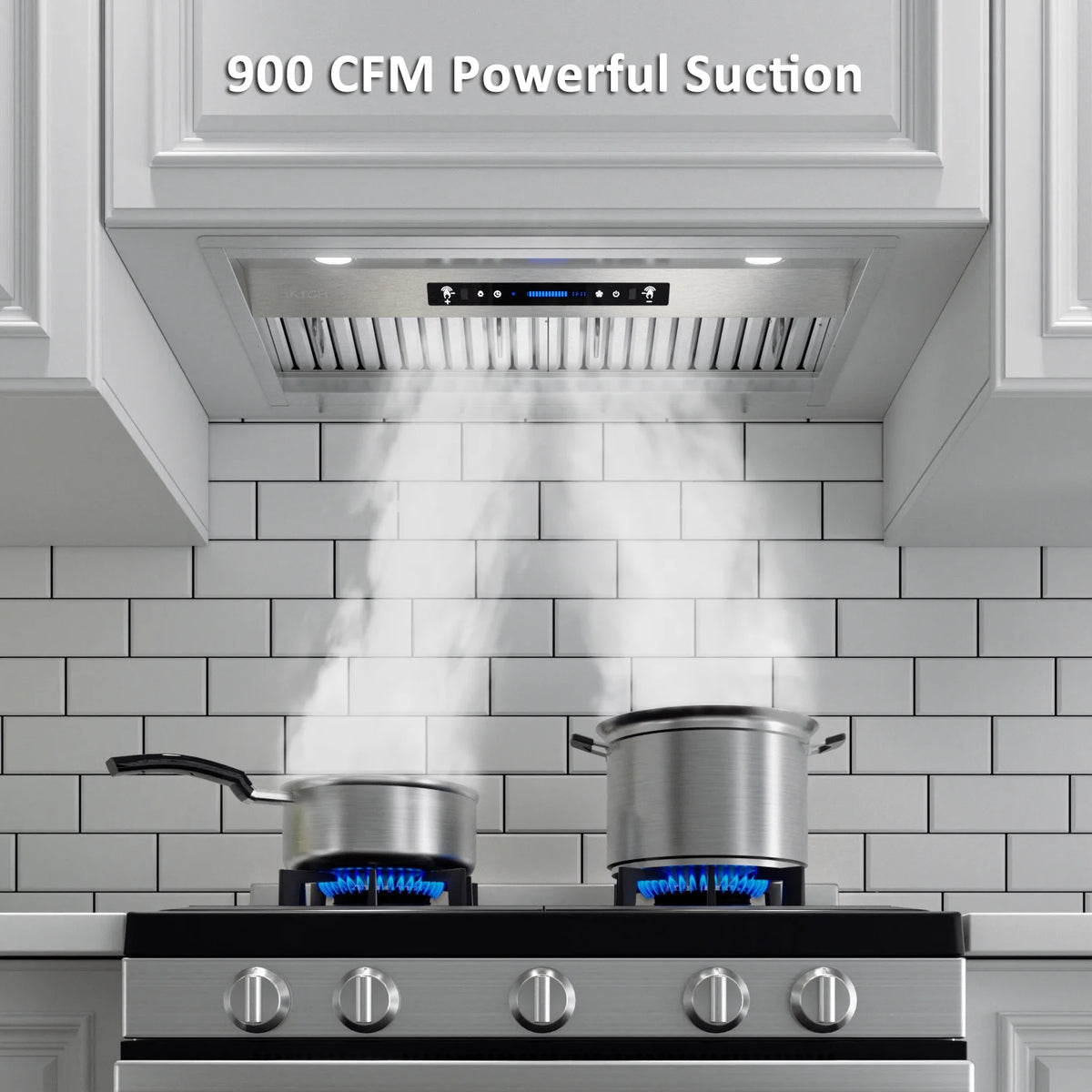 36 inch Stainless Steel Range Hood with 2 Pcs Baffle Filters S542128