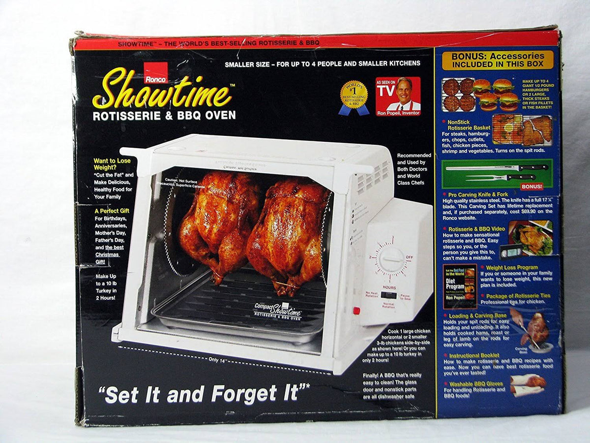 Compact Rotisserie & BBQ White M76570