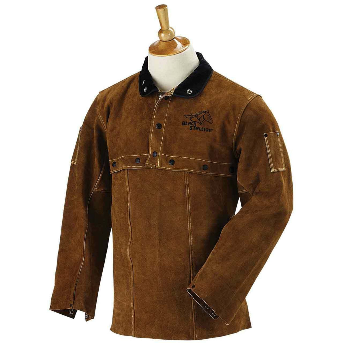 Cowhide Welding Cape Sleeve with Bib Combo E8900